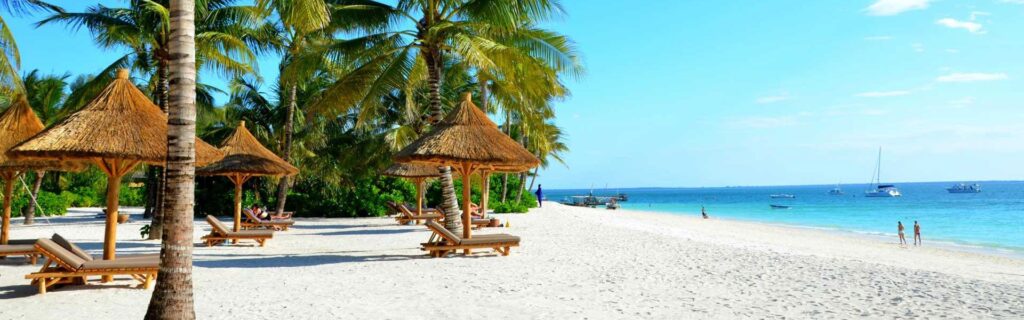 zanzibar beach banner